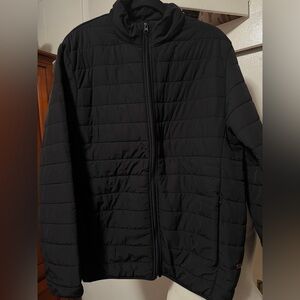 Men's Classic Black Puffer Jacket